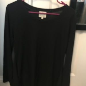 Masai flowy black long sleeve blouse